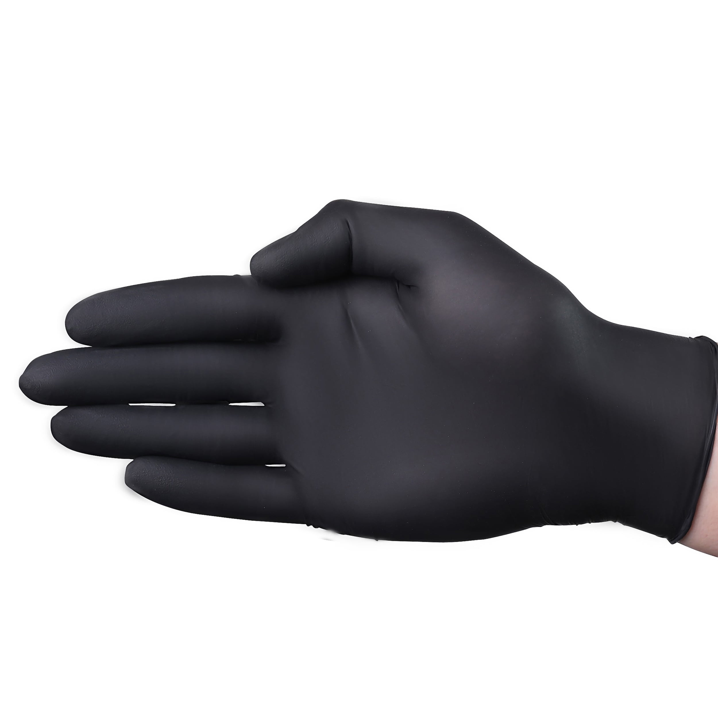 VGuard A11A32 Nitrile Gloves 1 Box 100CT 3.5mil Med Black Disposable