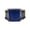 Blue, variant on Gemstone Rings for Men Square Chunky Wide Stainless Steel Signet CZ Cubic Zirconia Vintage Personalized Statement Unique Biker Cool Thumb Band Everyday Punk Jewelry White Size 11