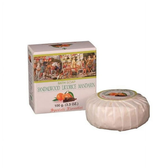 Derbe Speziali Fiorentini Sandalwood, Licorice & Mandarin Bath Soap 3.3 oz