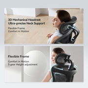 SIHOO C300 Pro Ergonomic Mesh Office Chair with Footrest, Big and Tall Home Desk Chair with Soft 6D Arms, Dynamic Lumbar Support, Gaming & Executive Computer Chairs - Black