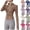 Watermelon Red, variant on Women's Athletic Jackets Cropped Long Sleeve Workout Tops Yoga Zip up Jackets Gym Tops Golf Shirts