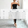 thumbnail image 3 of Bnwani Female Dresses,Womens Sundresses,Solid,Side Split,V-Neck,Sleeveless,Black,XL, 3 of 7
