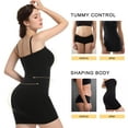 thumbnail image 3 of SHAPERX Women‘s Strapless Shapewear Slips for Under Dresses Tummy Control Slimming Seamless Body Shaper Slips, 3 of 9