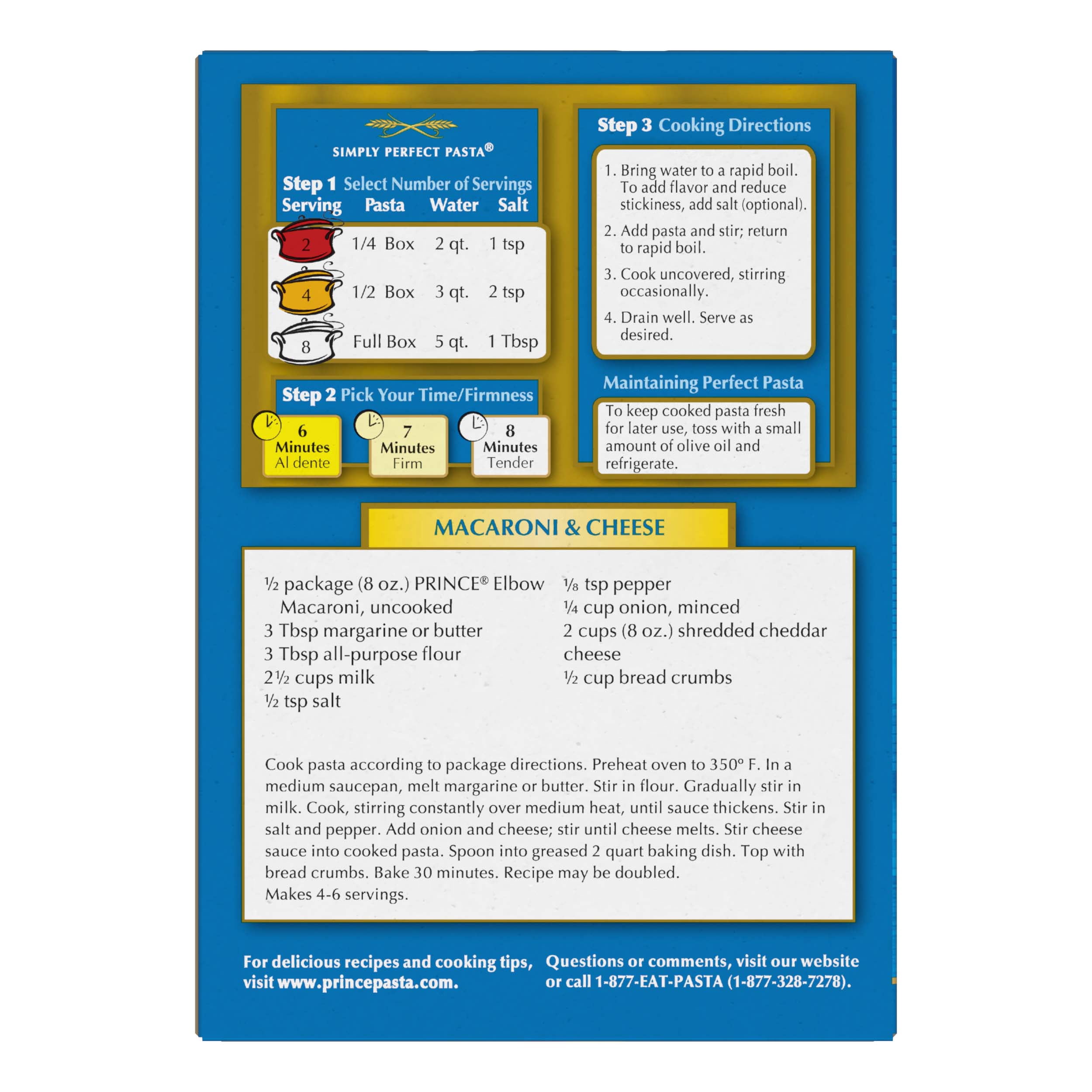 (2 pack) Prince Elbow Macaroni Pasta, 16-Ounce Box
