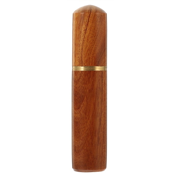 STRANDCHIC Brown Wooden Coffee Stirrer with Stainless Steel Needle for Kitchen and Beverage Use