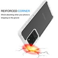 thumbnail image 3 of Samsung Galaxy S20 / S20 Ultra / S20+ / S20 Plus 5G Slim Case, Tekcoo [Tduke] Shock Absorbing Full Body Sturdy Cover Grip Plastic Bumper Transparent Clear Phone Protective Hard Cases, 3 of 6