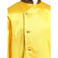 thumbnail image 6 of vastwit Kids Boys Indian Traditional Kurtan Top Silky Satin Long Sleeve Button Down Formal Dress Shirts Gold 8, 6 of 7