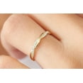 thumbnail image 2 of Diamond Moissanite Eternity Wedding Ring Engagement Ring Bridal Ring 10k Gold, 2 of 7