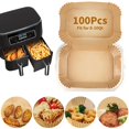 thumbnail image 1 of Forro de papel desechable Air Fryer para Ninja DZ201/DZ401/DZ550/DZ302/SL401/SL451, 1 of 7