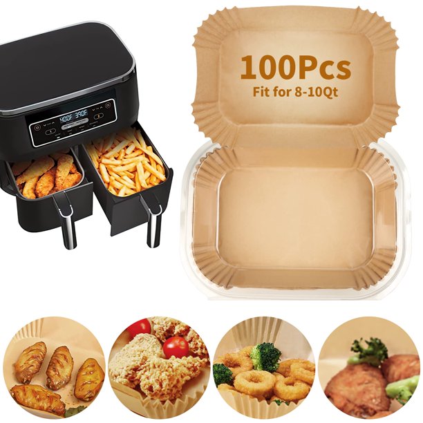 Forro de papel desechable Air Fryer para Ninja DZ201/DZ401/DZ550/DZ302/SL401/SL451