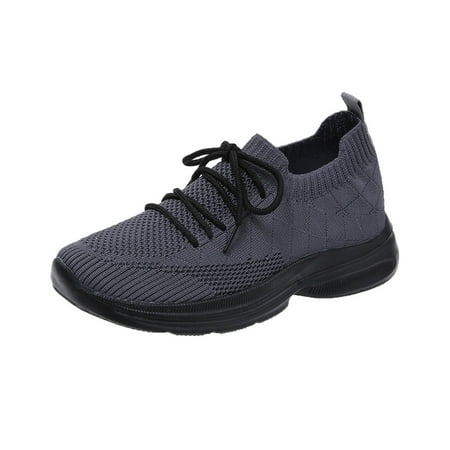 

BELLZELY Womens Shoes Sandals Clearance Women Lace Up Sneakers Color Solid Color Shoes Plus Size Fashion Sports Casual Shoes