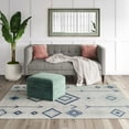 thumbnail image 2 of Soleil BR15I Native Ice Tribal Moroccan ivory Area Rug, 8'x10', 2 of 10