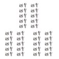 thumbnail image 3 of mmirethe Lot de 10 - Support M6*20 avec Vis Écrous & Rondelles Carrées Cage - Clips Style A 3Set, 3 of 6