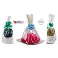 BOPP Sealable Cellophane Bags and Clear Gift Basket Wrap Packaging, 16