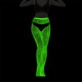 thumbnail image 2 of LNZGNM Women Fishnet Tights, Fishnet Glowing Neon Green Black Soft Breathable Comfortable Stretchy Cozy Lightweight for Everyday Wear,A(One Size), 2 of 4