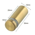 thumbnail image 3 of Sign Holder Fixing Solution Gold Stainless Steel Wall Mount Standoff Screws, 3 of 9