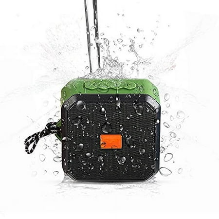 IPX7 Speaker Works with Google Chromebook/PixelBook Go/Pixel Slate with 13H WaterProof Playtime, Indoor, Outdoor Travel 1500 (GREEN)