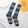 thumbnail image 6 of Women's Knee High Socks Retro Cape Verde Flag Outdoor Casual Tube Socks, 6 of 7