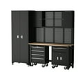 6 Piece Garage Storage System, Set with High Storage