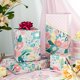 thumbnail image 4 of Papel de regalo Burymento Pink Flower reversible de 43 cm x 10 m, 4 of 7