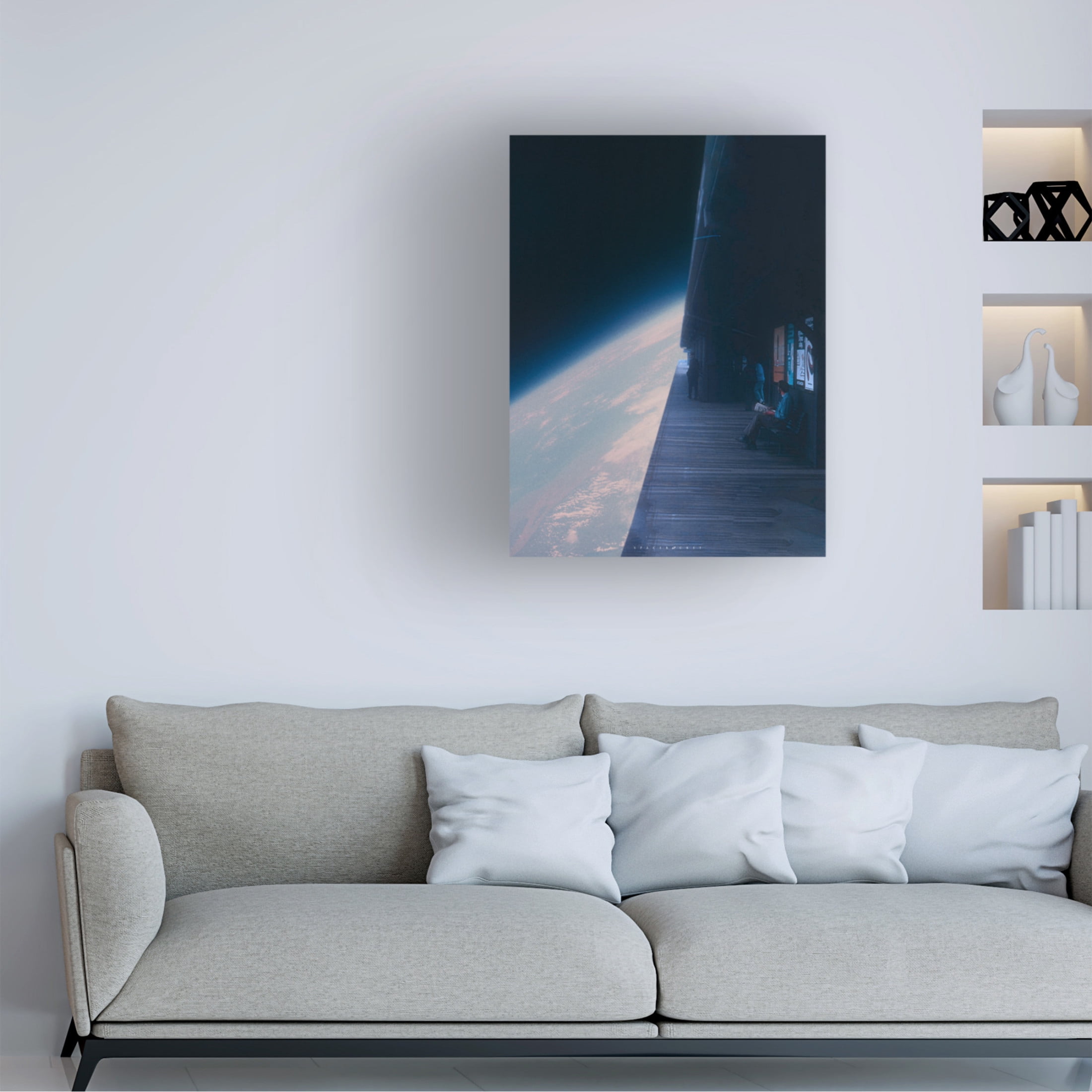 Trademark Fine Art spacerocket art 597 Canvas Wall Art