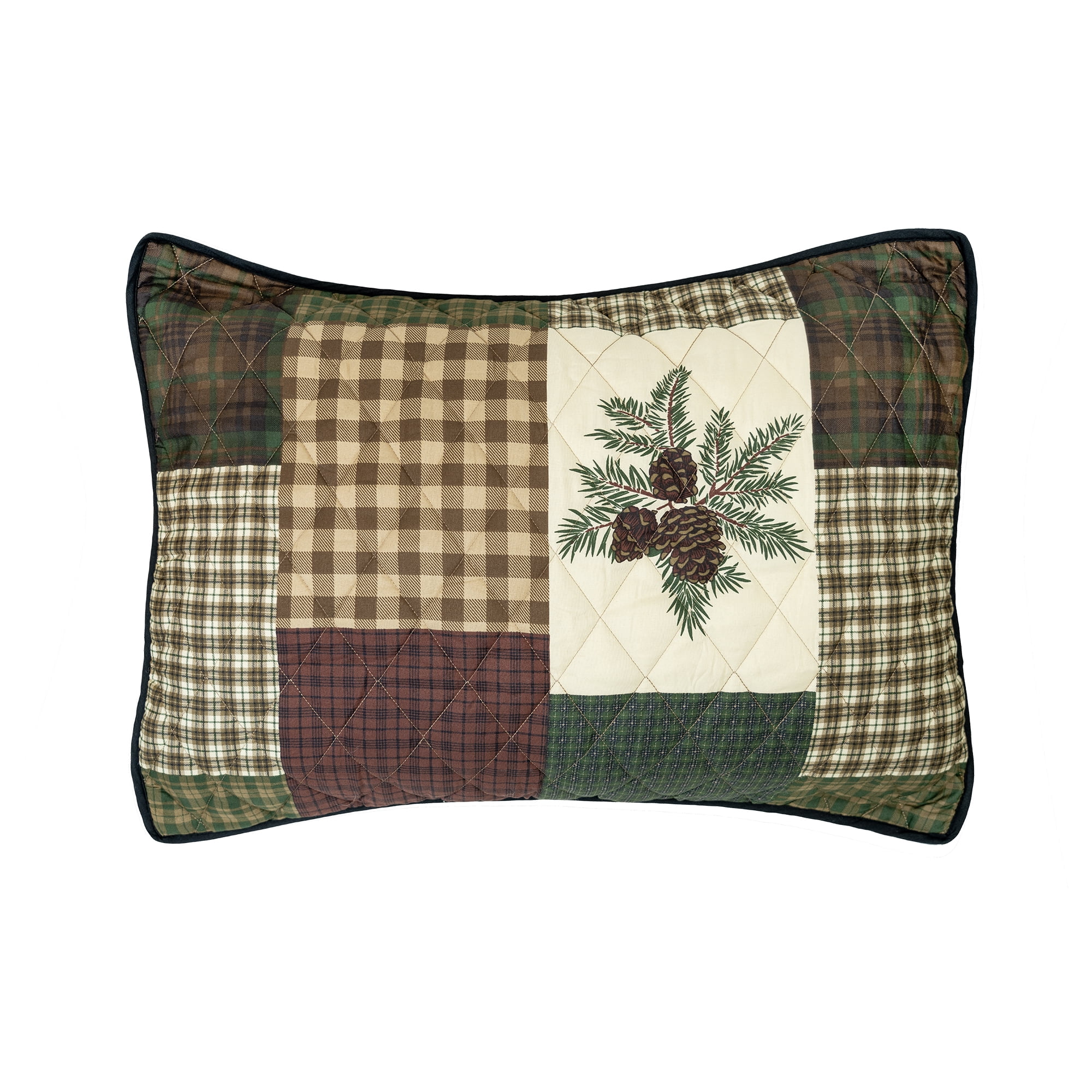 Your Lifestyle by Donna Sharp Pine Panels 2PC Twin Rustic Quilt Set