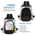 thumbnail image 6 of FORMRS Women's Travel Backpack Purse Anti-Theft Hidden Pockets Casual Shoulder Bag, Colorful Butterflies, 6 of 7