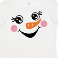 thumbnail image 4 of Inktastic Cute Snowman Girl Face Girls Toddler T-Shirt, 4 of 5