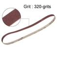 thumbnail image 4 of Cinta de lijado de 3/8 pulgadas x 21 pulgadas 320 Granos Cintas de lija para lijadora de banda 5 piezas, 4 of 4
