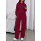 thumbnail image 5 of Conjunto deportivo de 2 piezas para mujer PRETTYGARDEN, sudadera con capucha y pantalón ancho, talla M, 5 of 8