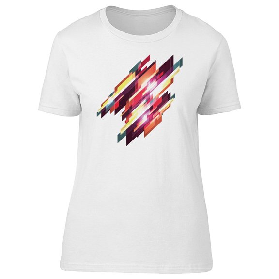 Abstract Bright Flare Art Tee Women's -Image by Shutterstock