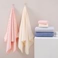 thumbnail image 4 of Xiao Hua Juego de 3 toallas de mano para baño, multiusos: para gimnasio, ducha, deportes y como toalla. Resiste diversas situaciones sin esfuerzo. 70 x 140 cm (gris claro)., 4 of 5