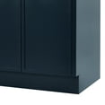 thumbnail image 6 of Ariel Kelly 72 Inch Double Oval Sink Bathroom Vanity With Carrara White Quartz Countertop 1.5 Inch Edge In Midnight Blue, 6 of 12