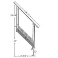 thumbnail image 4 of Extreme Max 3005.3843 Universal Mount Aluminum Dock Stair - 4-Step, 4 of 4