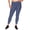 Blue, variant on RBX Active Plus Size Women's Waistband Pockets Full Length High Impact Workout Tights