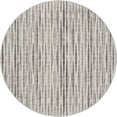 thumbnail image 2 of Addison Rugs Dream Shag Premium Machine Washable Transitional Textured Stripes Beige Round Rug, 8' x 8', 2 of 8