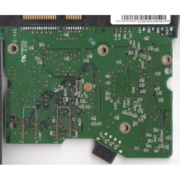 WD2500JD-75HBB0, 2061-701267-200 AJ, WD SATA 3.5 PCB