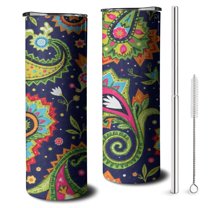 20 OZ Travel Mug Insulated Coffee Mug with Straw,Thermal with Lids for Hot and Cold Drinks for Work Travel