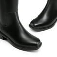 thumbnail image 3 of BURUDANI Womens Knee High Boots Side Zipper Low Heel Tall Boots for Fall Winter Fashion, 3 of 6