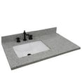 thumbnail image 3 of Bellaterra Home 430002-37L-GYR 37 in. Granite Countertop & Single Rectangle Left Sink, Gray, 3 of 5