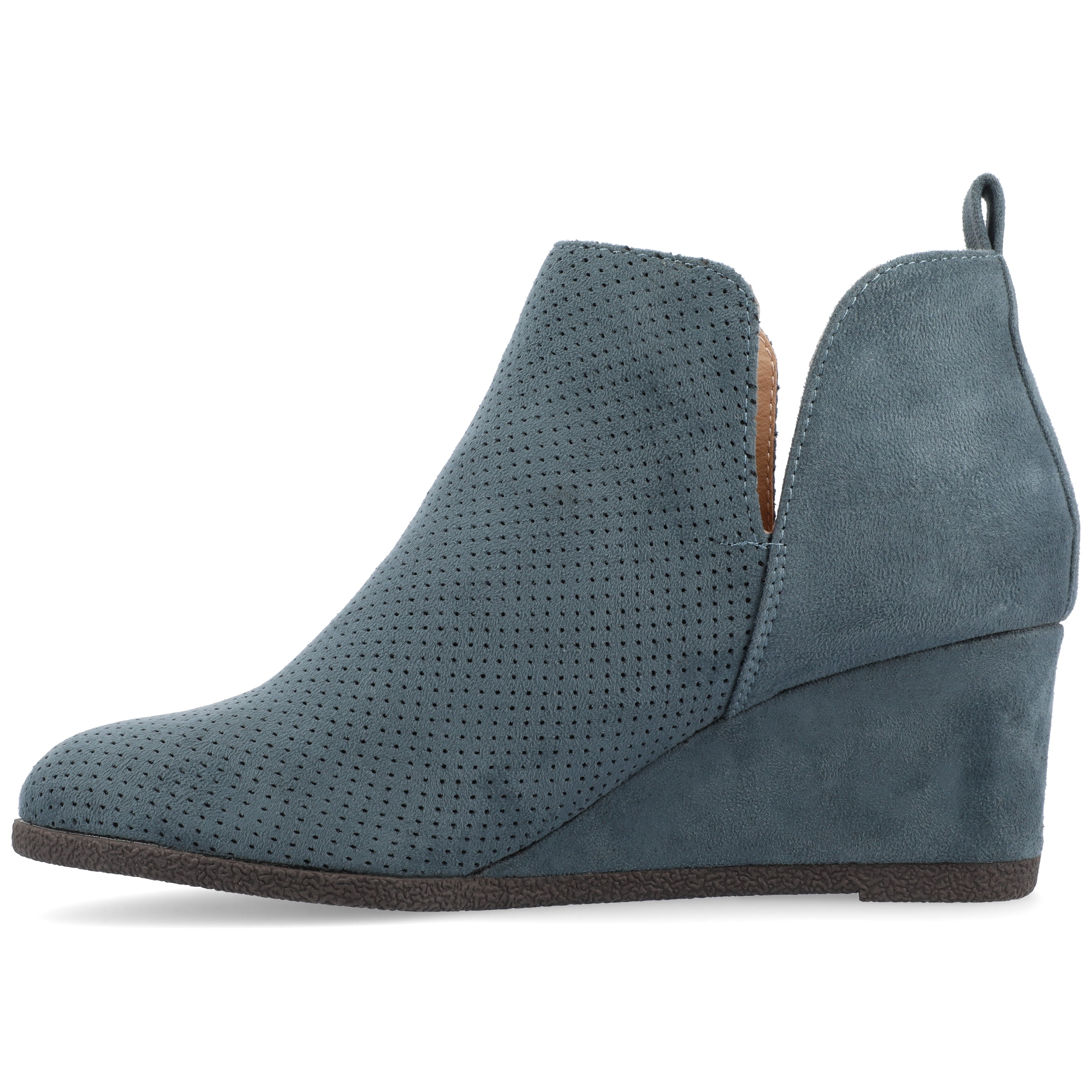 Journee Womens Mylee Pull On Wedge Booties, Widths Available