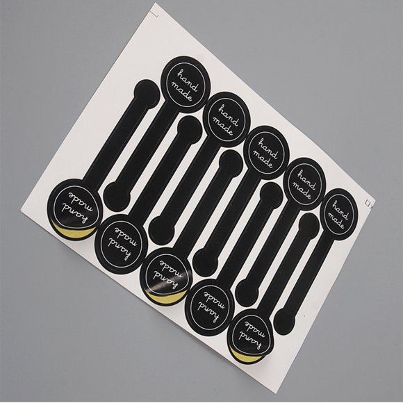 OULII 10Pcs Self Adhesive Handmade Letter Sealing Stickers for Candy Bag Decoration
