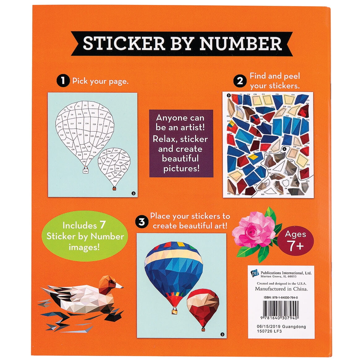 Brain Games Sticker By Number Great Outdoors Books - Walmart.com