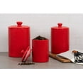 thumbnail image 2 of 10 Strawberry Street Diamond 3 Piece Canister Set, Red, 2 of 6