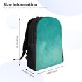 thumbnail image 4 of Fotbe Teal Turquoise1 Travel Laptop Backpack, Business Slim Sturdy Laptops Backpack, Water Resistant College School Computer Bag Gift for Men & Women Fits 15.6 Inch Notebook, 4 of 8