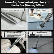 AUOSHI Cordless Handheld Vacuum Cleaner, 120W 18KPa Strong Suction, Dual HEPA Filtration, Portable Car and Home Vacuum with Multiple Attachments, USB-C Charging, One-Touch Empty Dust Cup