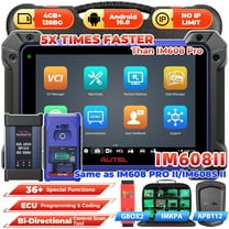 Autel MaxiIM IM608 II Key Fob Car Diagnostic Scan Tool with XP400 PRO, Advanced , CANFD/DoIP, with Free MKPA-KIT, G-BOX2 & APB112
