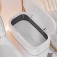 thumbnail image 6 of SDFGTstore Modern Press Top Plastic Trash Receptacle Effortlessly Waste Bin Waste Management for Family and Office Environment, 6 of 11