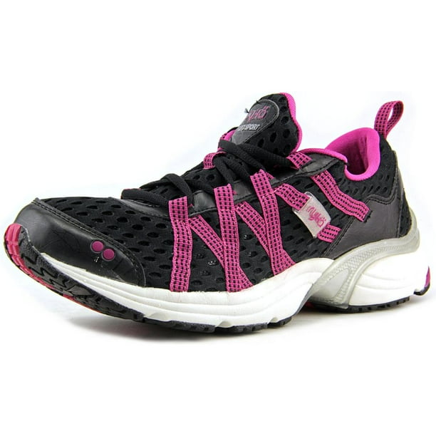 Ryka RYKA Women's Hydro Sport Water Shoe CrossTraining Shoe, Black/Dark Pink/Grey (7