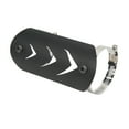 thumbnail image 4 of Couvercle de Protection Thermique pour Échappement de Moto Universel en Acier Inoxydable, 4 of 7